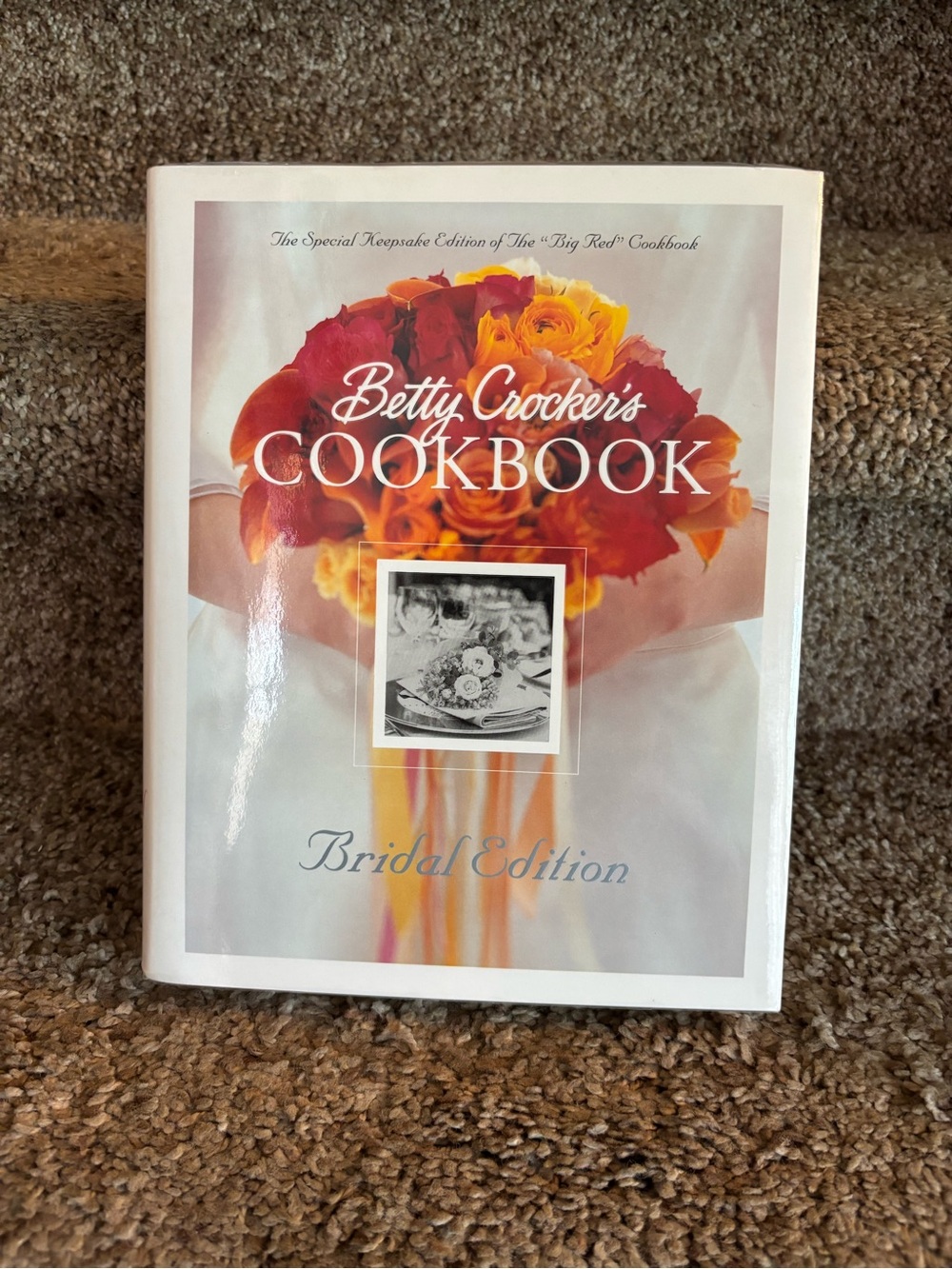 Betty Crocker Bridal Cookbook (White with Red & Orange Accents)